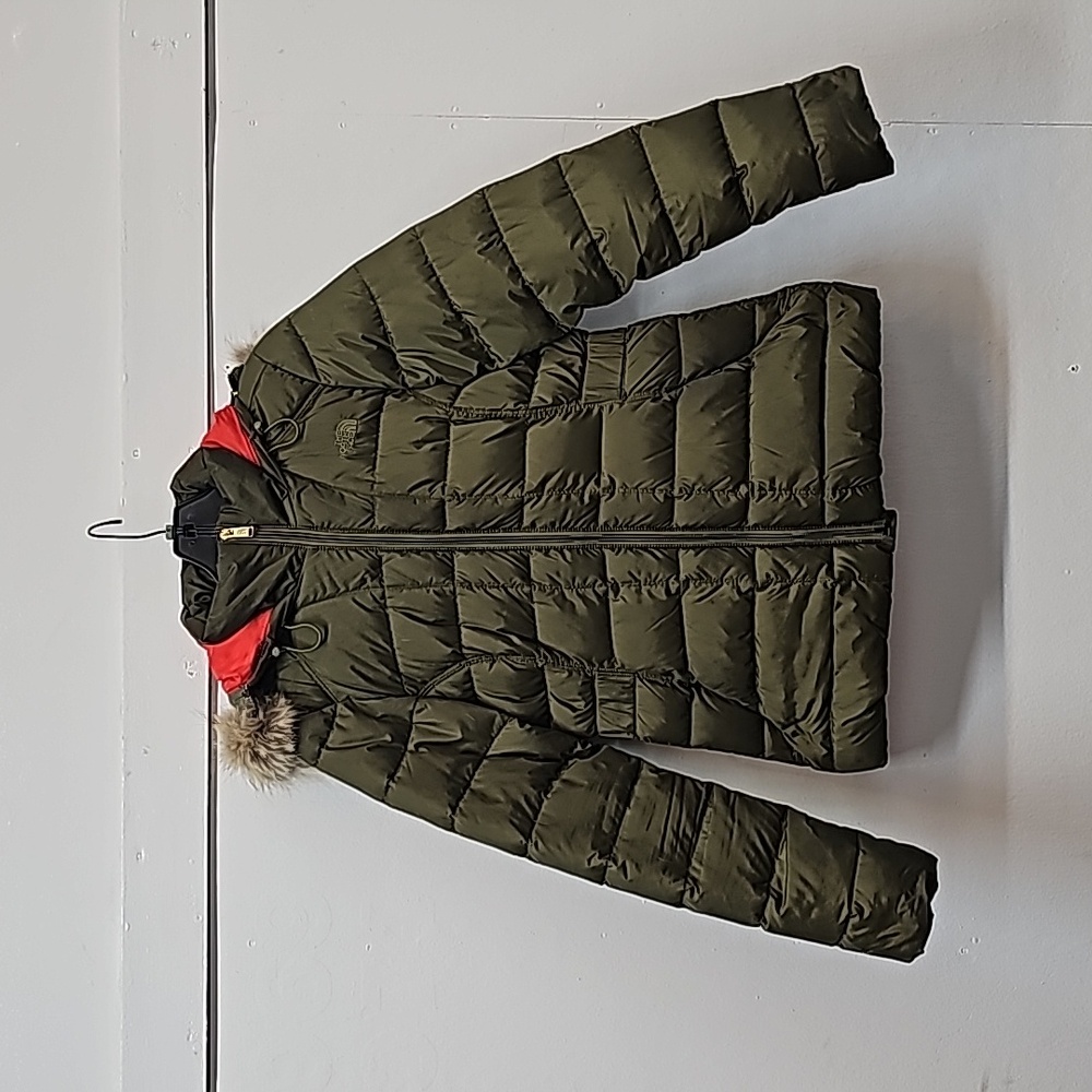 North Face Jacket with Custom Coyote Fur Hood